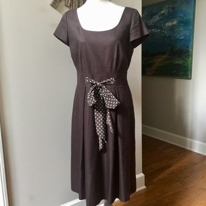 TALBOTS Brown Silk Blend Dress